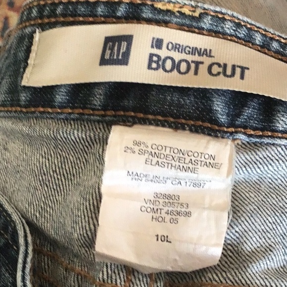 Gap original med wash  boot cut jean, size 10L - Picture 7 of 10